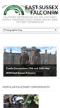 Mobile Screenshot of eastsussexfalconry.co.uk